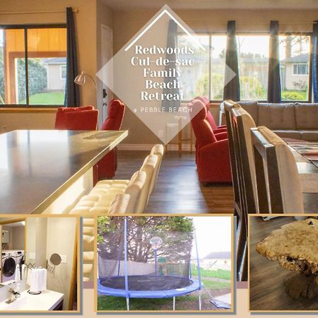 Private Home - Playground, Jumping Mat, Bbq, Darts, Firepit, Gazebo, 4 Smart Tvs, White Cotton Bedding, - The Redwood Cul-De Sac Beach Retreat Кресент-Сити Экстерьер фото